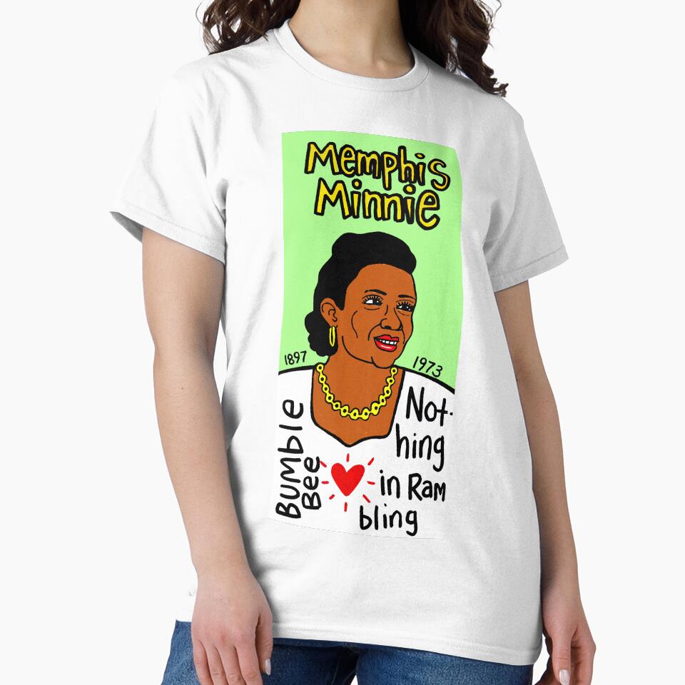 Memphis Minnie Blues Folk Art by krusefolkart