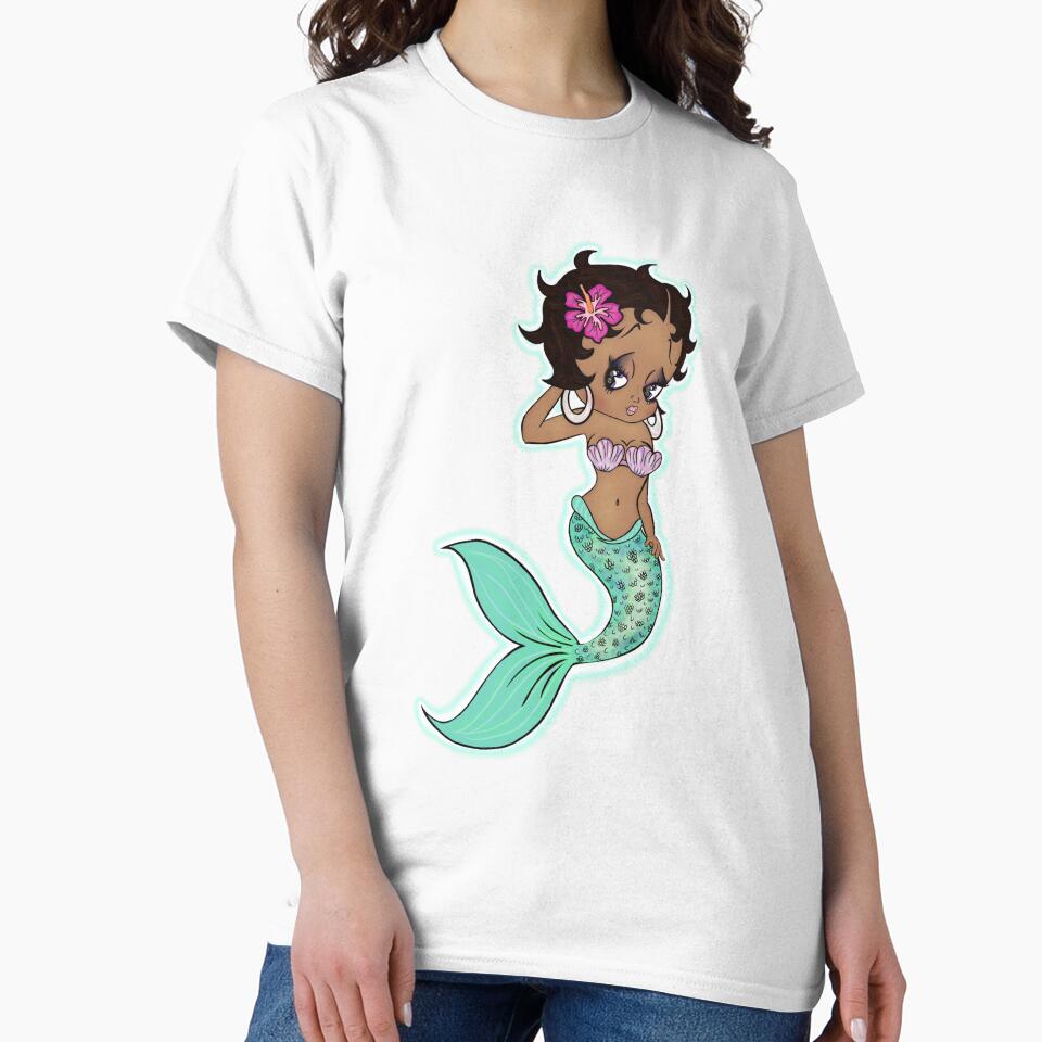 Neon Mermaid Betty Boop by The Beauty Brainery