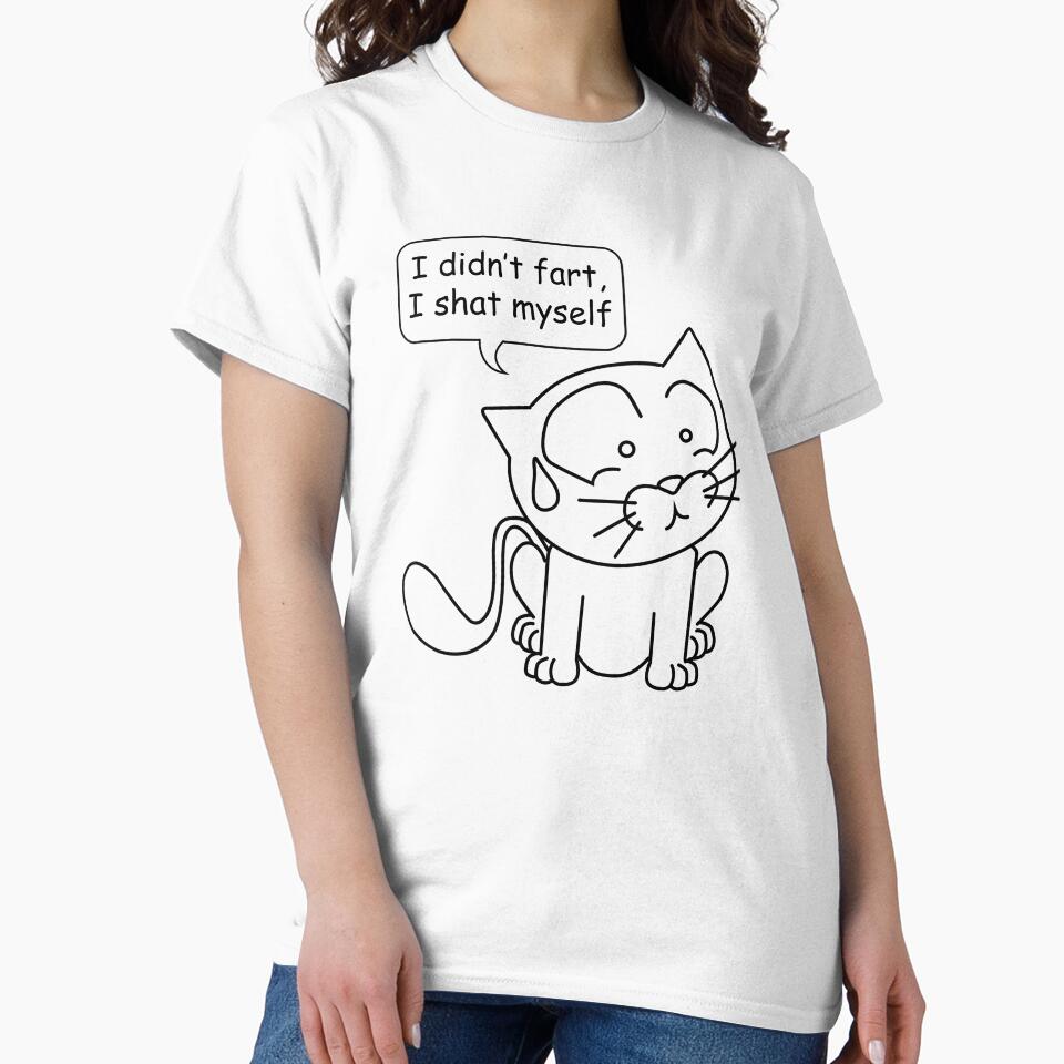 Naughty Kitty - "I Didn't Fart, I Shat Myself" Funny Cat Mug by Naughty Kitty HQ