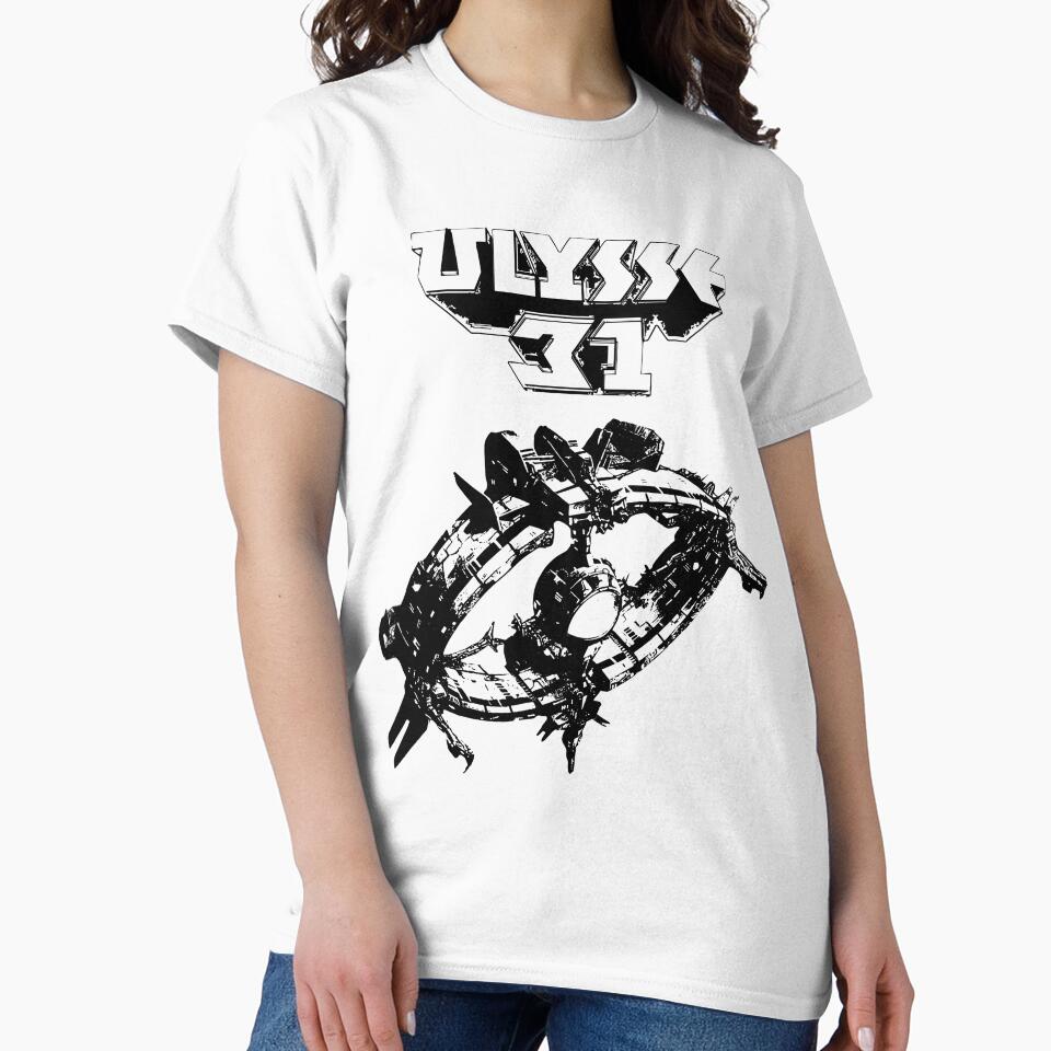 80s Nostalgia – Ulysses’ Spaceship in Monochrome by retrologie