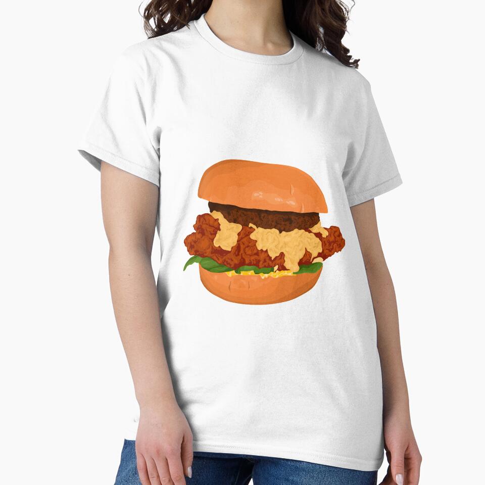 Stacked cartoon burger by tsfea