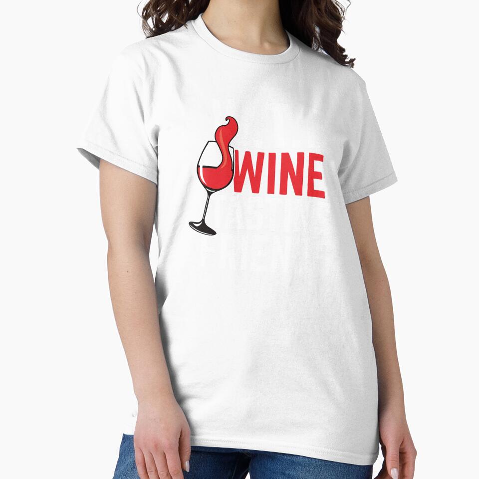 Wine Lover WTF Wine Tasting Friends Birthday Gift Idea by haselshirt