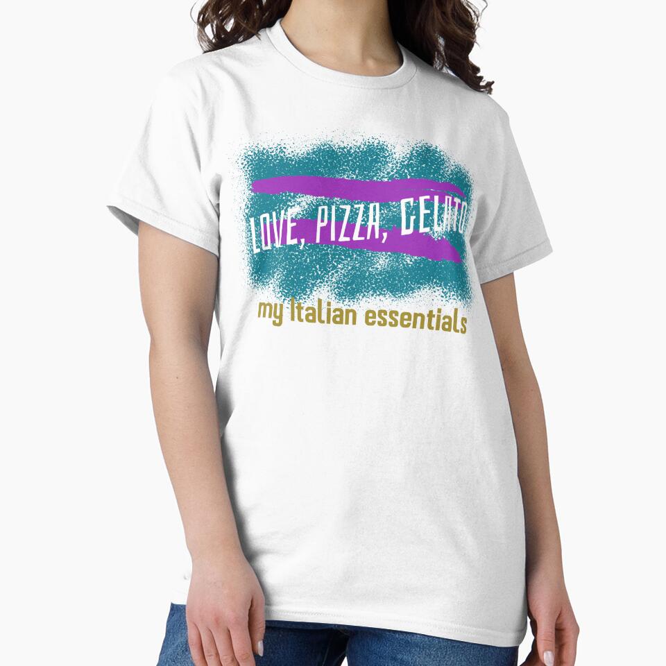 Love, pizza, gelato my Italian essentials Italian Chef by Printhubs123