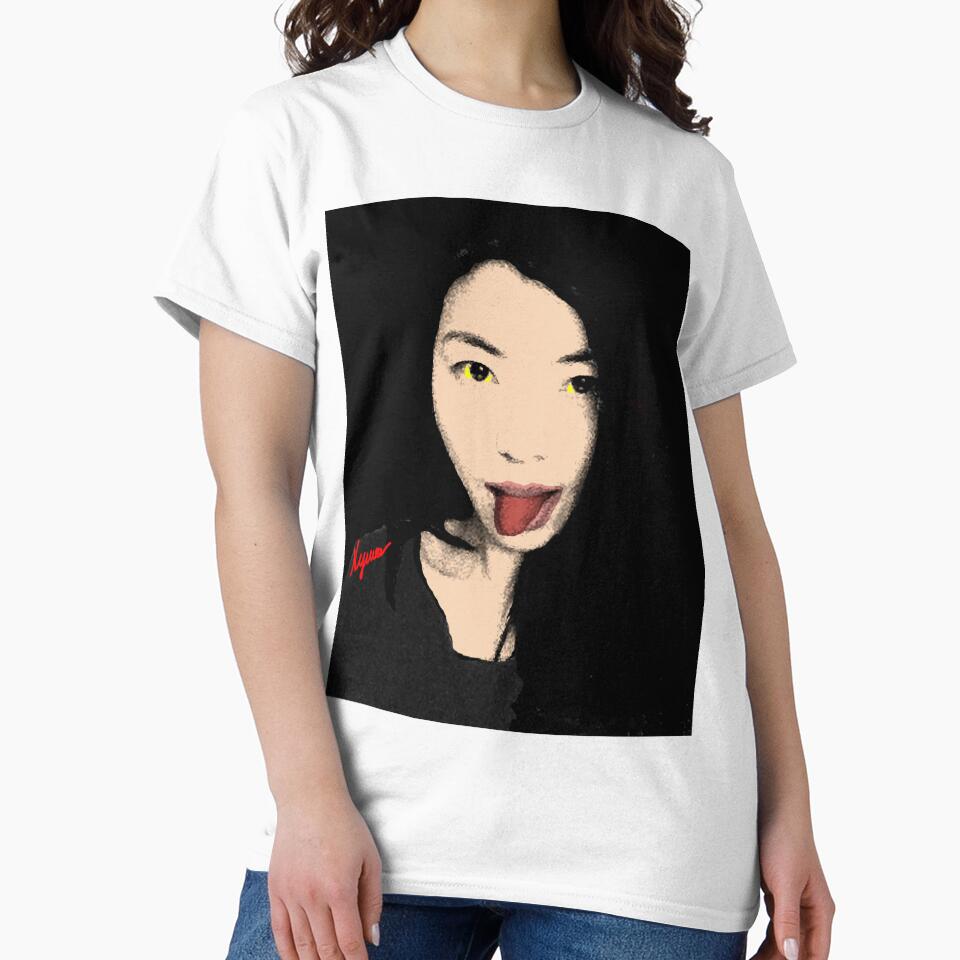 FUNNY GIRL - Pop art tongue by NYWA-ART