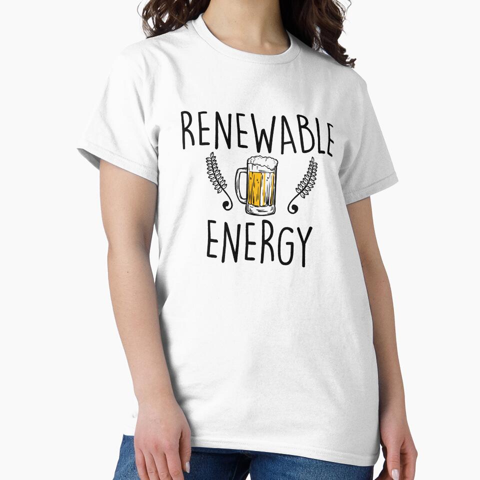 Cute & Funny Renewable Energy Beer Drinking Pun by perfectpresents