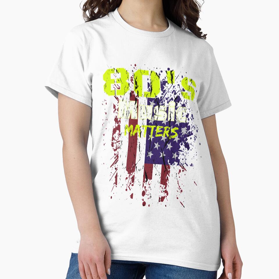 80's Music Matters USA Flag by alyedel