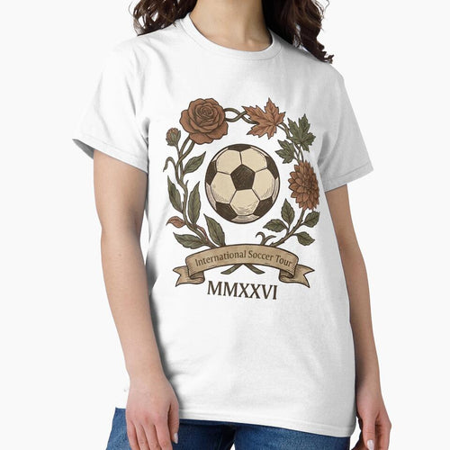 2026 International Soccer Tour Vintage Floral Crest by rygenr8