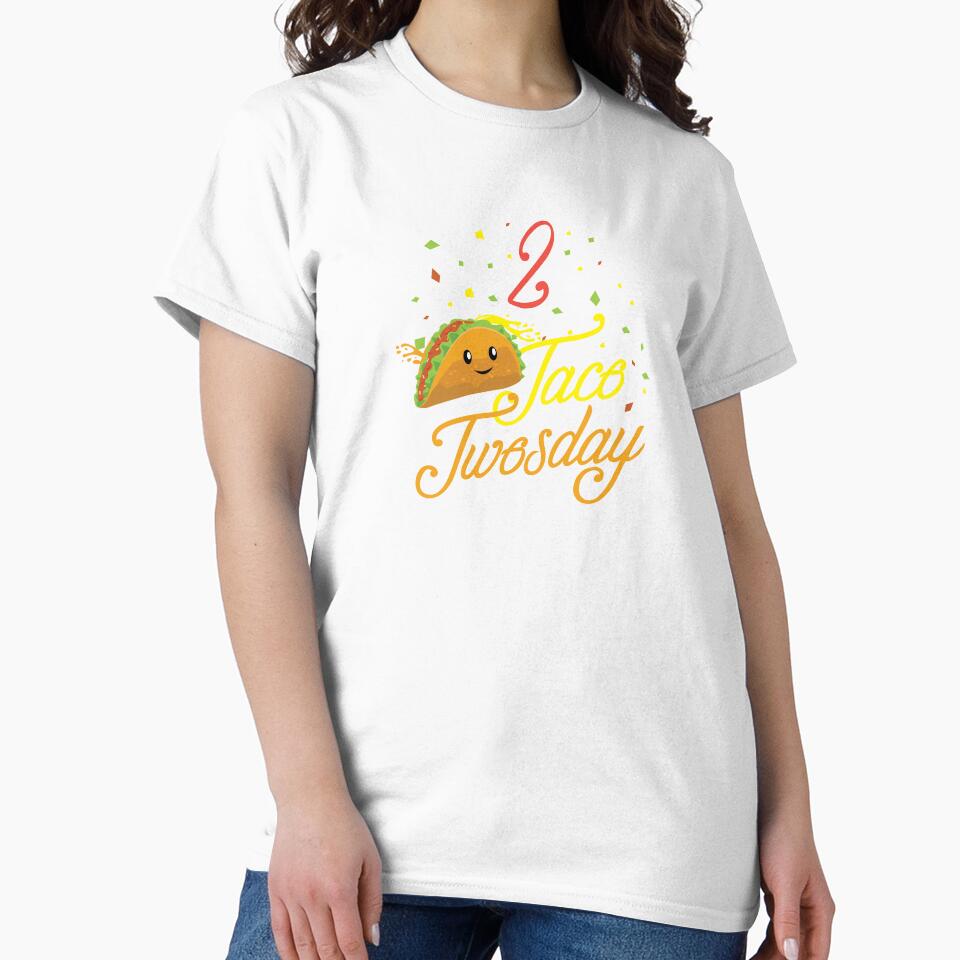 Tacos 2 Taco Twosday festive Birthday Gift by haselshirt