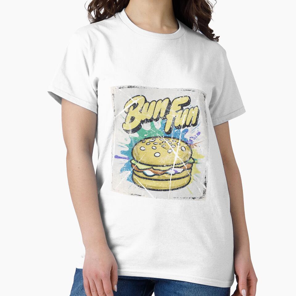 classic burger day art with text by BKSARYLIFE