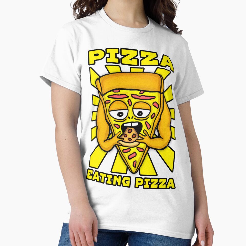 PIZZA EATING PIZZA by BeaverNight
