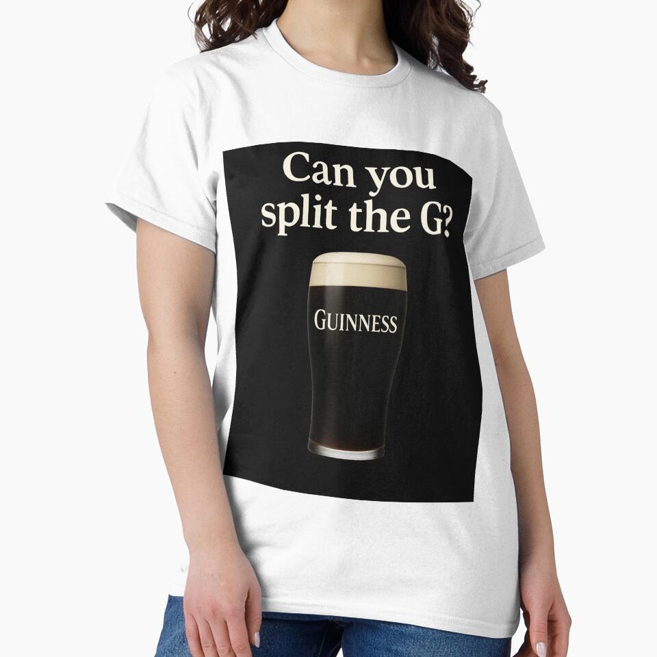 Can You Split the G? Guinness Pint Design by ViralByDesign