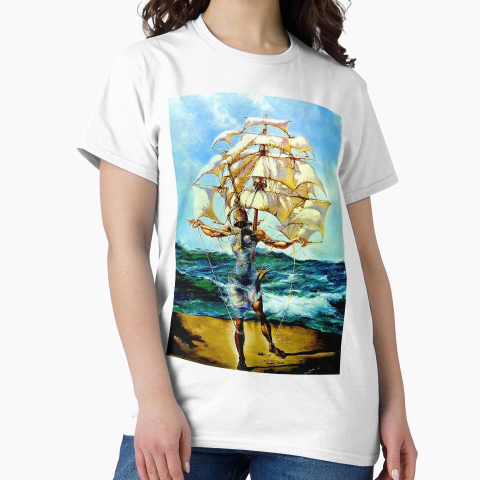 THE SHIP : Vintage Abstract Fantasy Painting Print by posterbobs