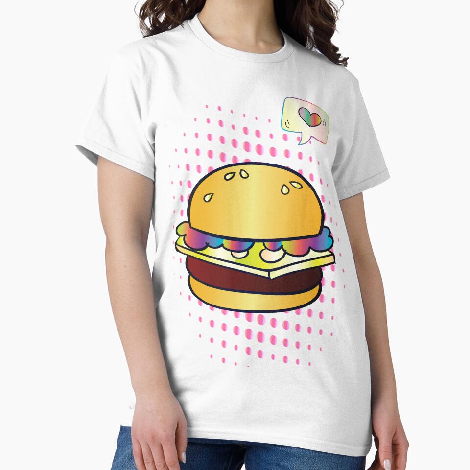 Juicy Burger USA Hamburger Foodietoon by ProjectX23