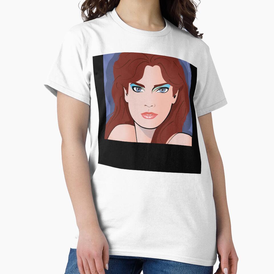 Beautiful Pop Art Girl Woman Susie by Frank Schuster