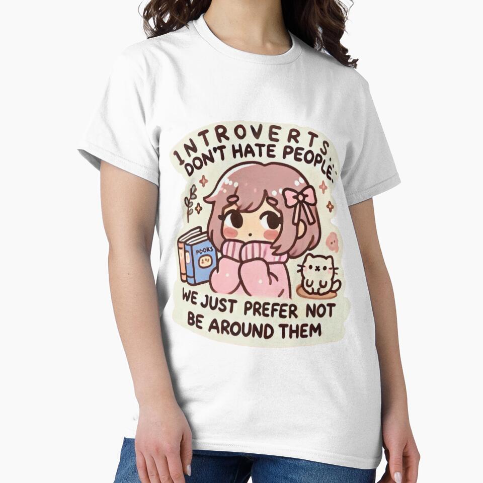 Introverts don’t hate people. We just prefer not to be around them. by cherryfoxy24
