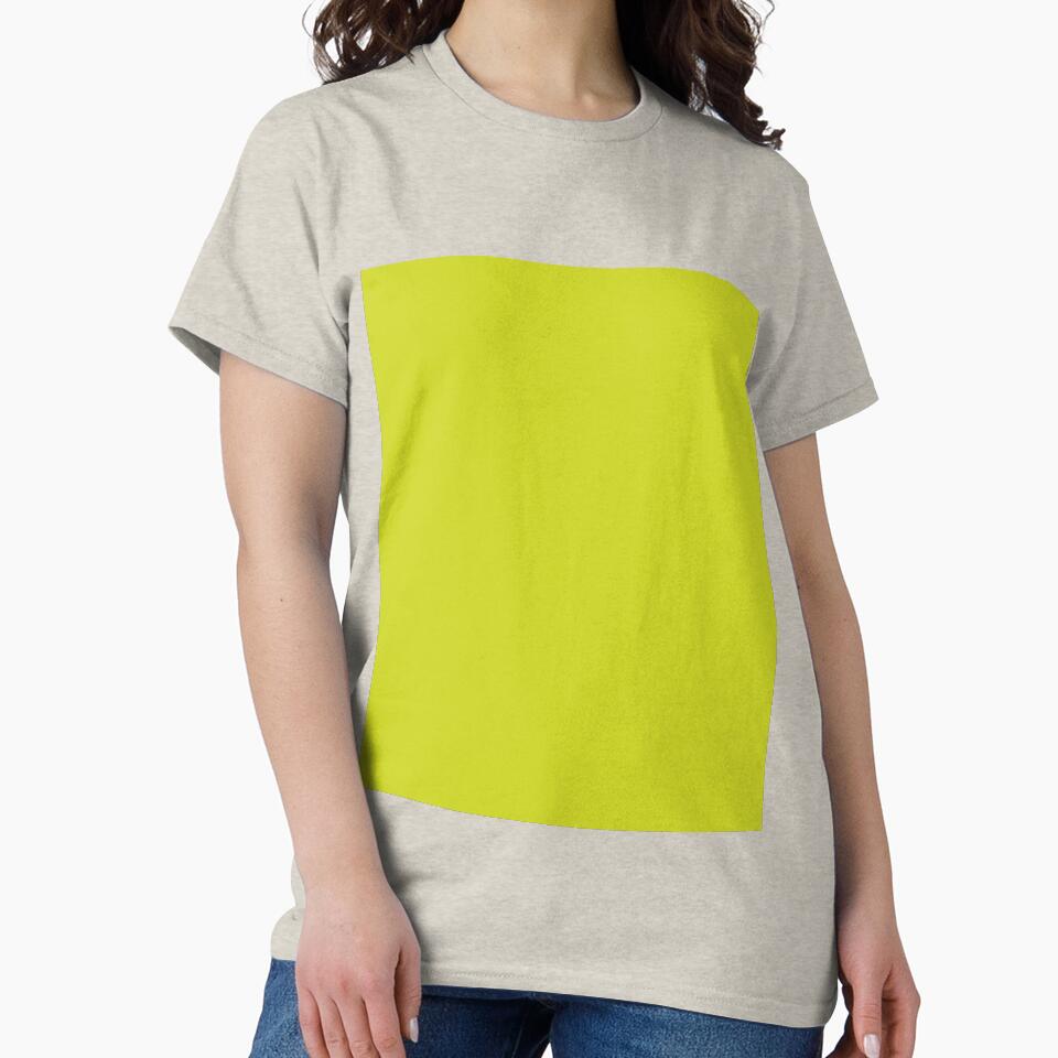Plain Solid Color Neon Yellow Green Yellow by mimihuang creations