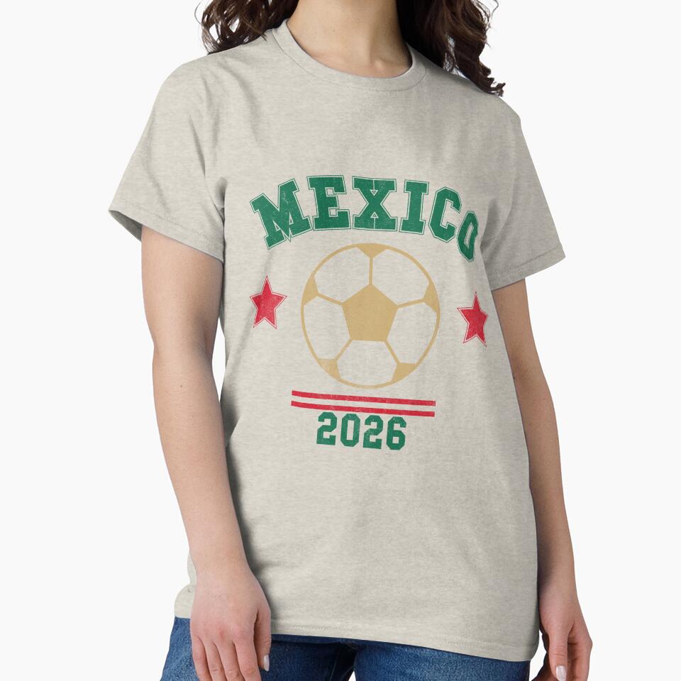 Mexico Soccer Fan 2026 Jersey Style Design by C & T ArtLab