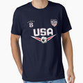 USA Soccer T shirt with Number 8 by fermo