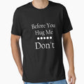 Non Hugger Funny No Hugs graphic for Men Who Don't Like to Hug design by doodabobs