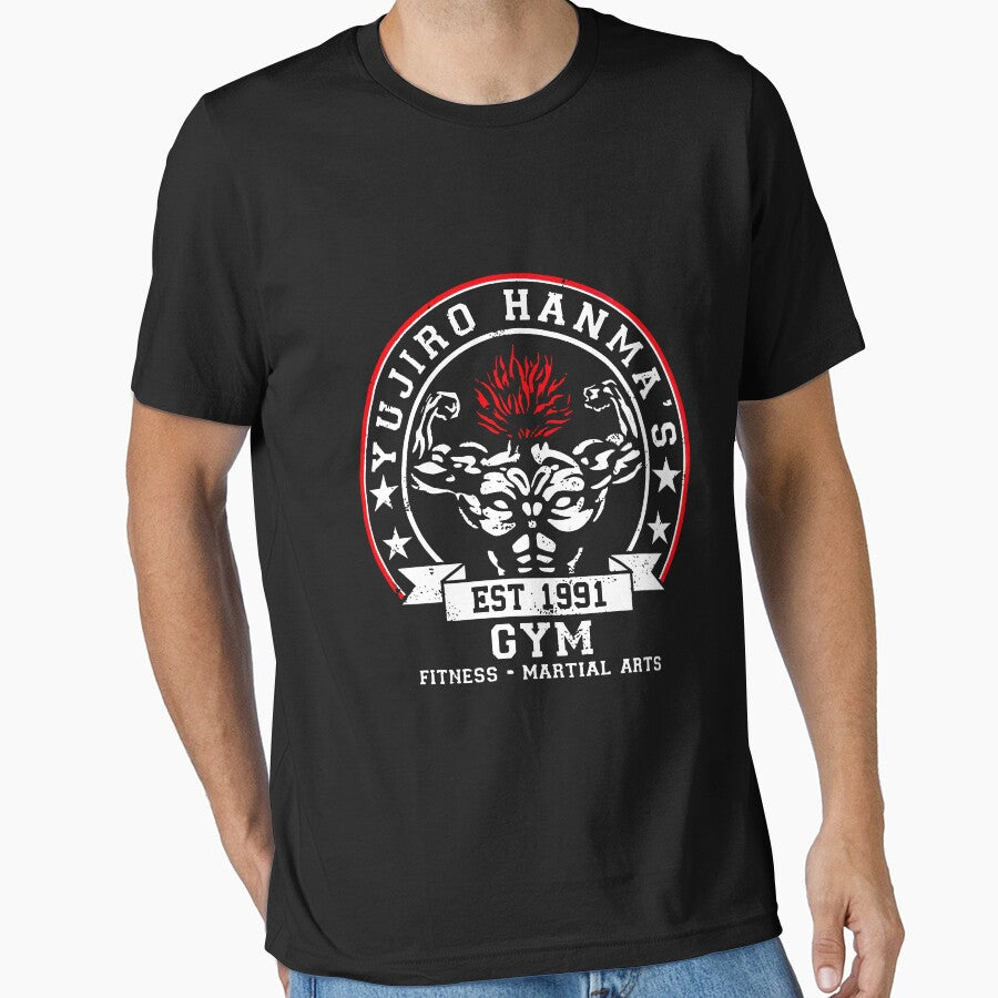Baki The Grappler Yujiro Hanma Gym Fitness Martial Arts by OcieFisherH