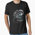 Three Weirdcore Crocodile At Moon by rcgela