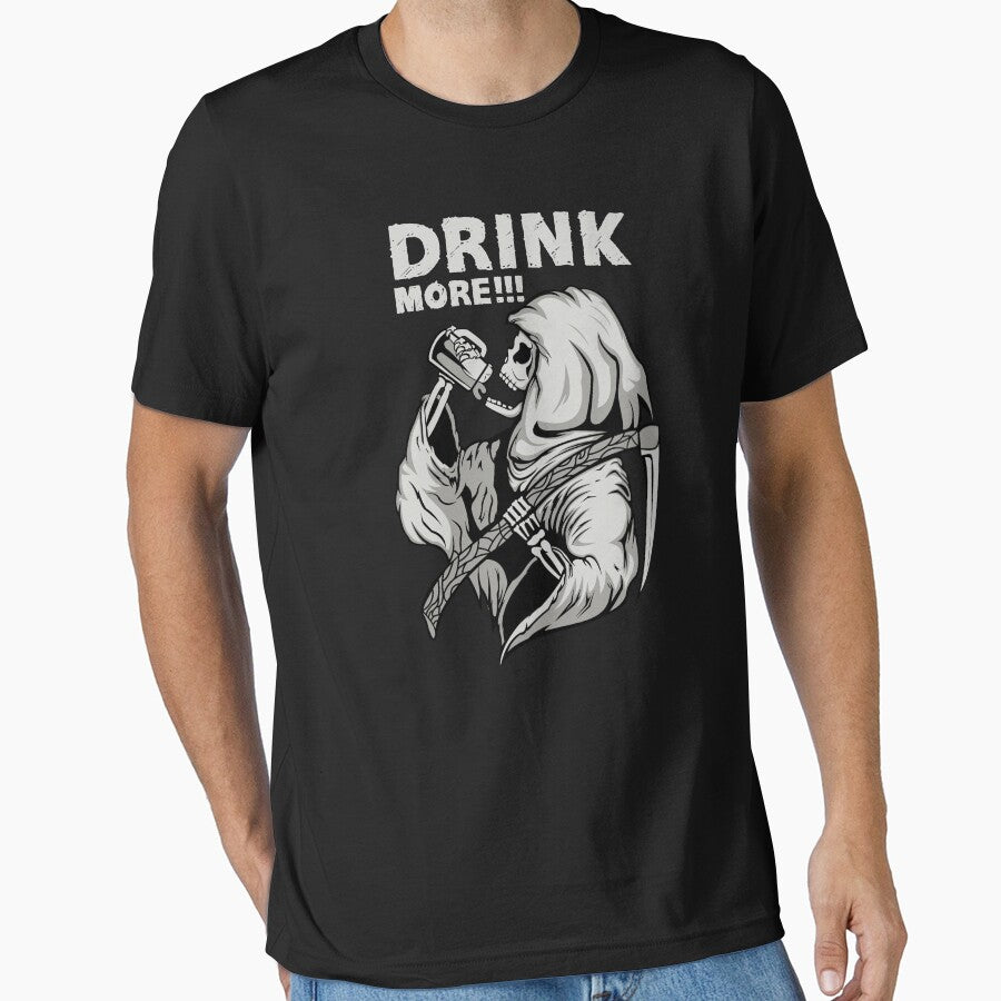 Drink More Funny Drinking Gift by BiagioDeFranco