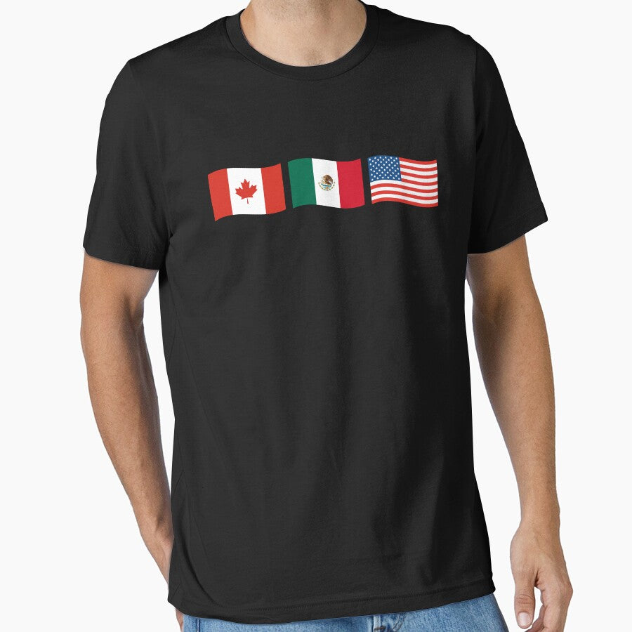 North American Flag - International Football by Wolagno