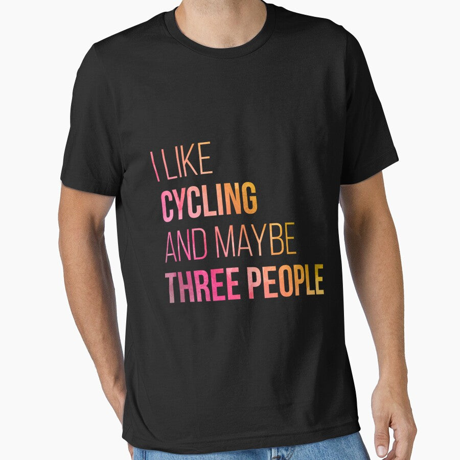 Cycling Funny Quote In Watercolor Sticker by TerribleStore82