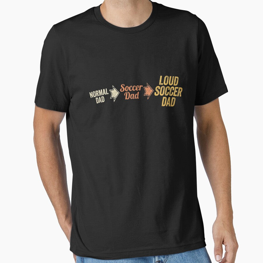 Loud Soccer Dad Funny Soccer Fan Family Vibes by Yellowriversss