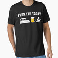 Funny Plan for Today Boating Beer by Starry Night Creative Art