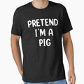Pretend I'm A Pig Costume Funny Halloween Party by creativebrother