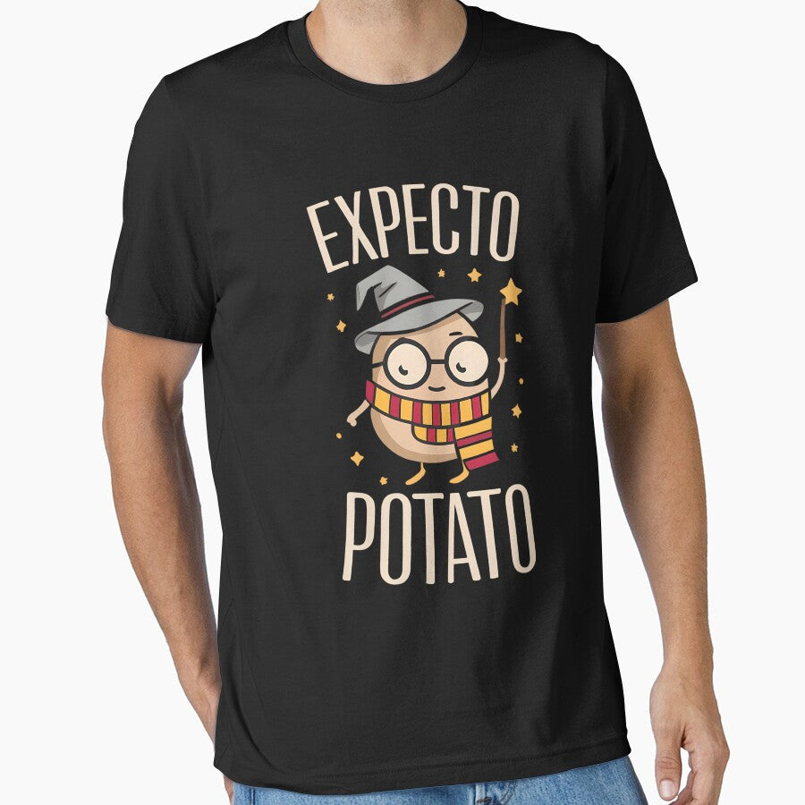 Expecto Potato Wizard Funny by KellieHoskins