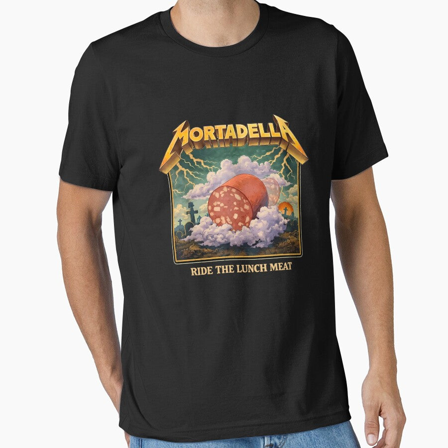 Mortadella Ride The Lunch Meat Italian Food Funny by RDGNR