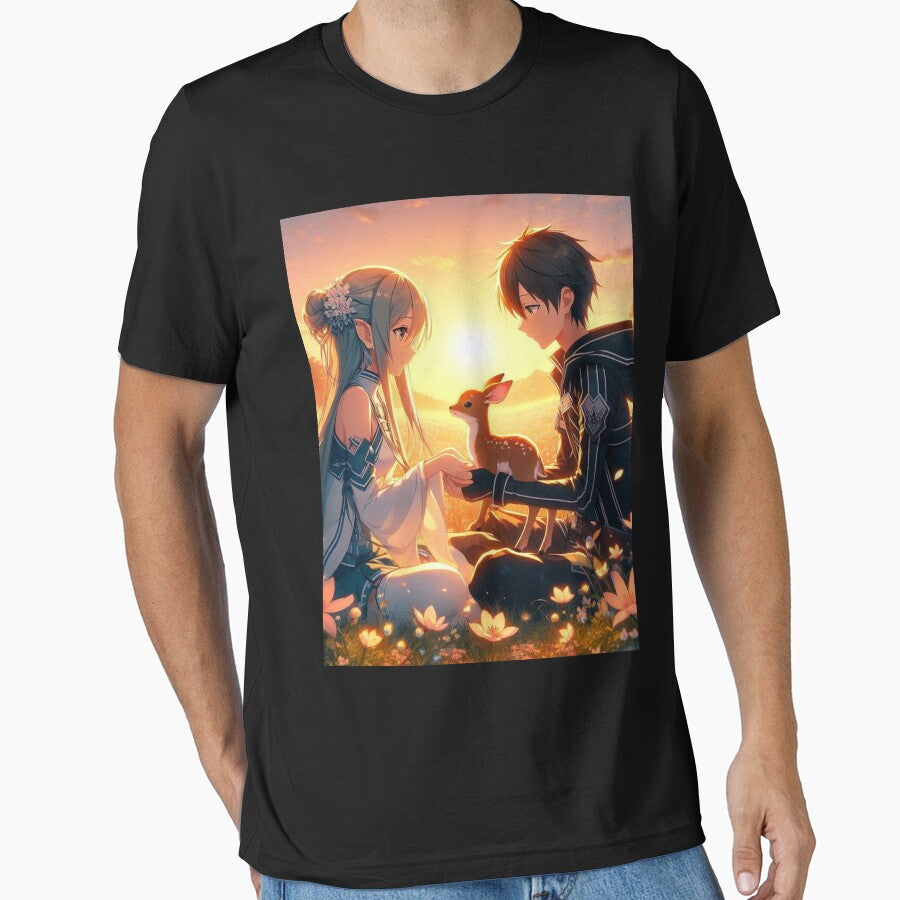 sword art online kirito x asuna by Emmamago