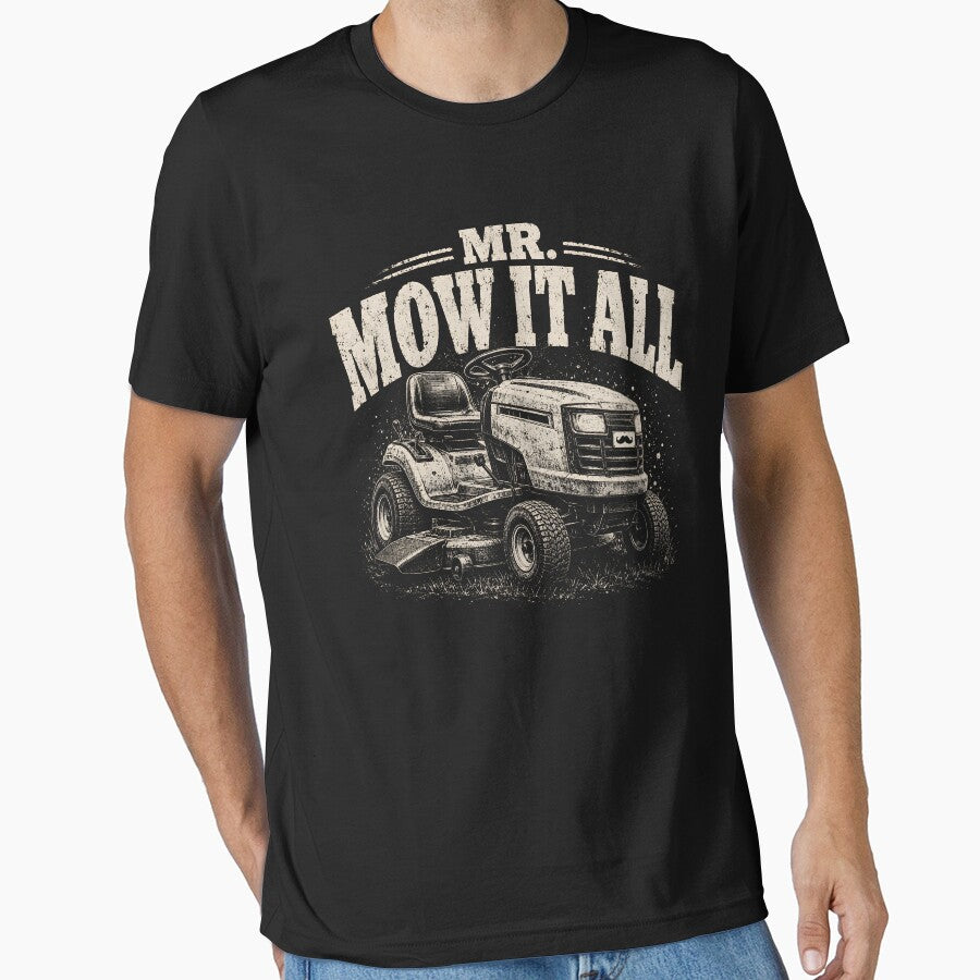 Mr. Mow It All Lawn Mower Landscaper by zoes-ink