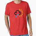 Rain and Sun !?, Weather Forecast Symbol - Weather Forecaster TV News Signs, Unusual, Retro, Funny Different Design by granimatedesign
