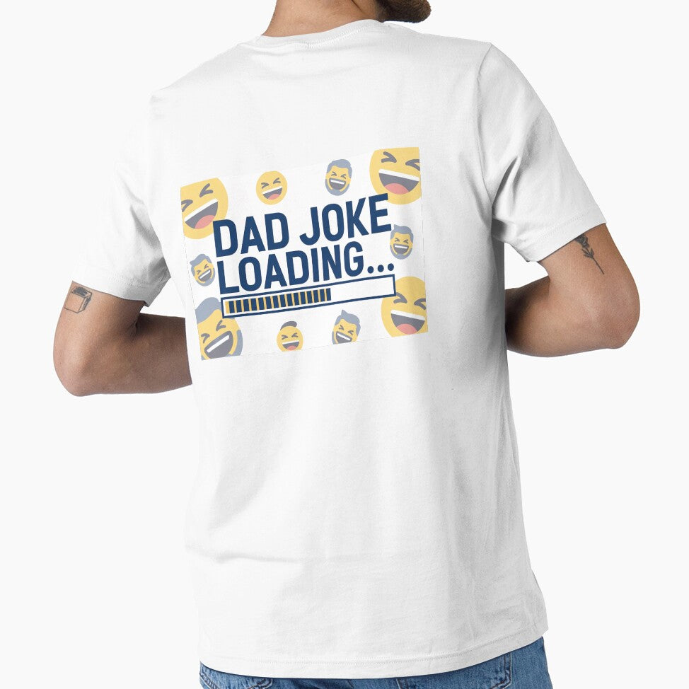 Dad Joke Loading Funny Emoji Graphic by IntelliMindDesigns