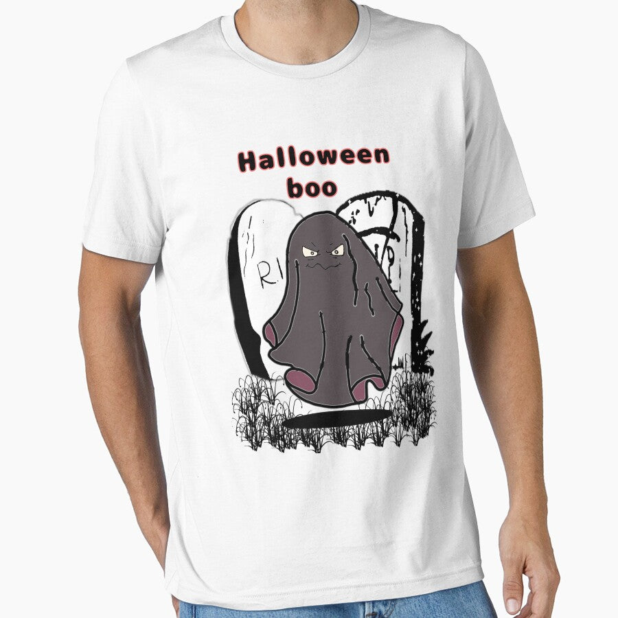 cute ghost halloween night by Prapan