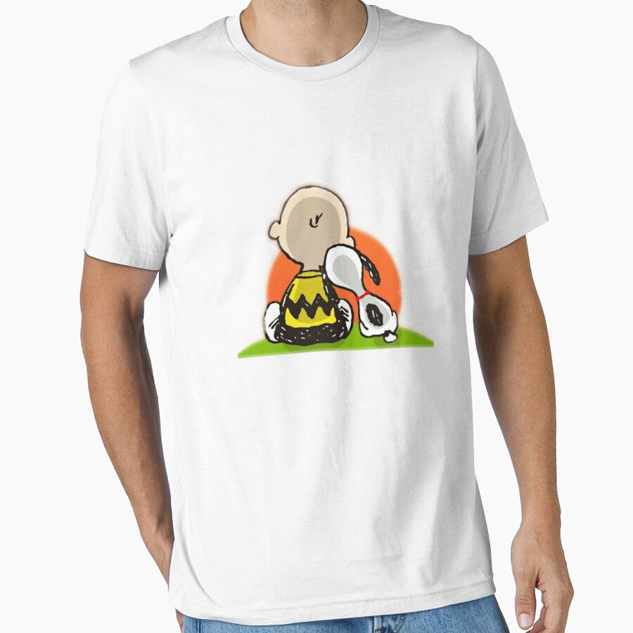 Snoopy and Charlie Brown Friendship Sunset by samjkt