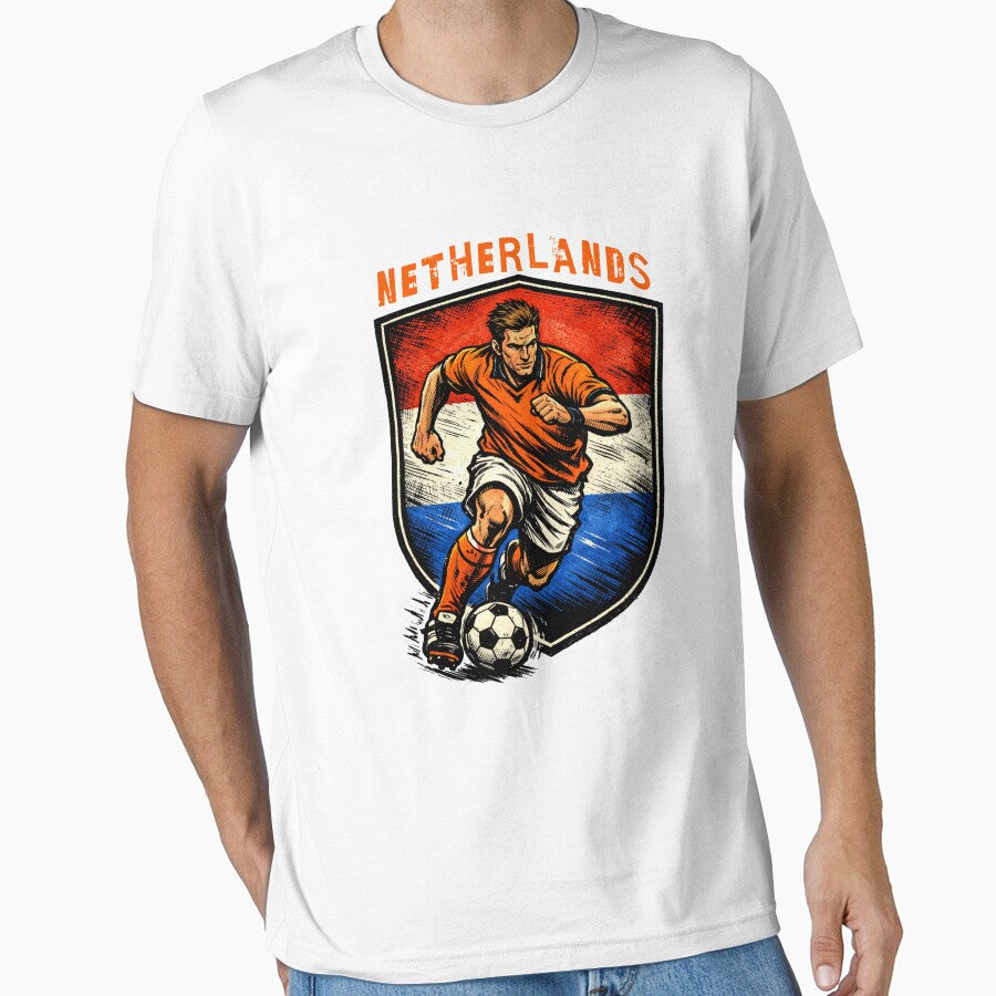 Netherlands - 2026 Futbol Retro Style by Tee Nook