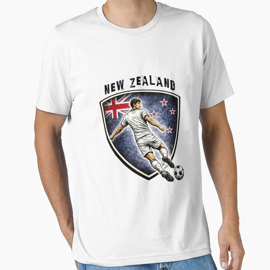 New Zealand - 2026 Futbol Retro Style by Tee Nook