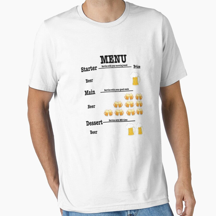 Beer Menu For Beer Lovers Beer Mug Beer Drinker by Dolalii