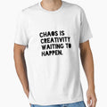 Chaos Is Creativity Waiting to Happen Funny Motivational Quote Design by THE JAVE STUDIOS