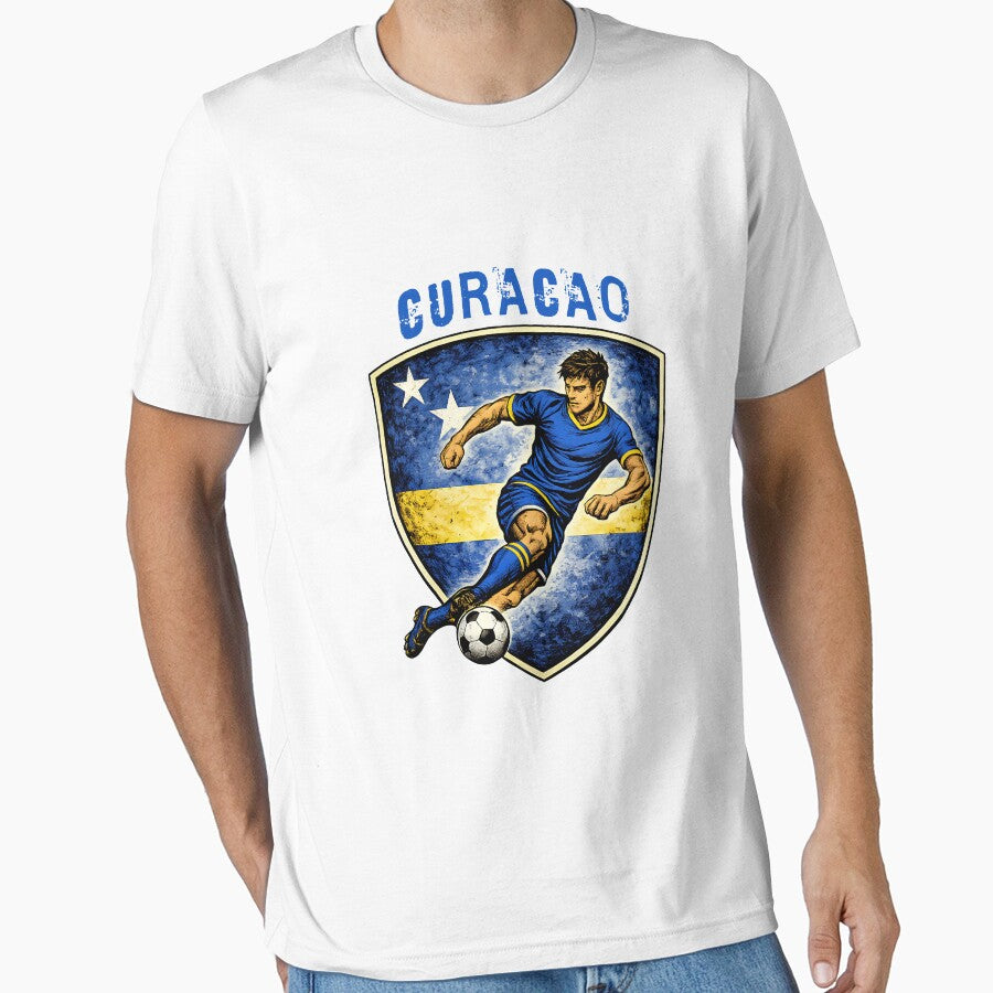 Curacao - 2026 Futbol Retro Style by Tee Nook
