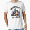 United States Soccer Fan 2026 City Skyline by YIDOX