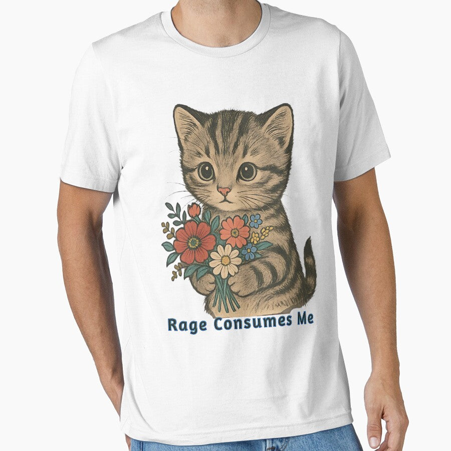 Rage Consumes Me Funny Cat by gear-posters