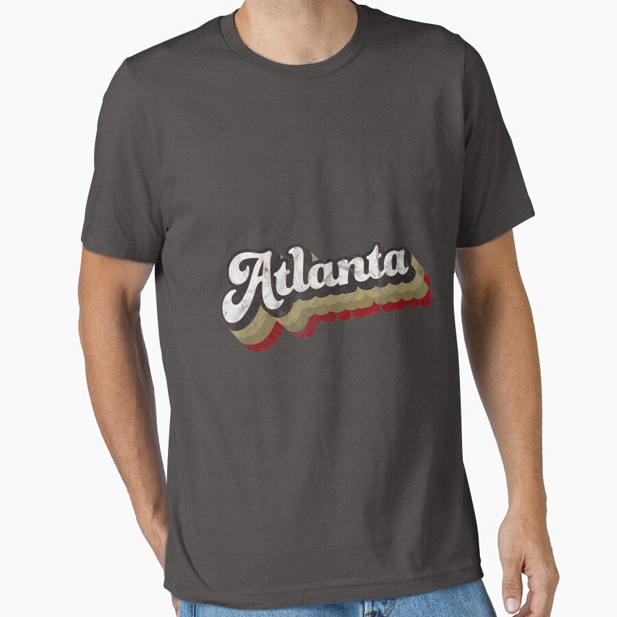 Atlanta Soccer Distressed Retro Baseball Script 404 United by noqidyz