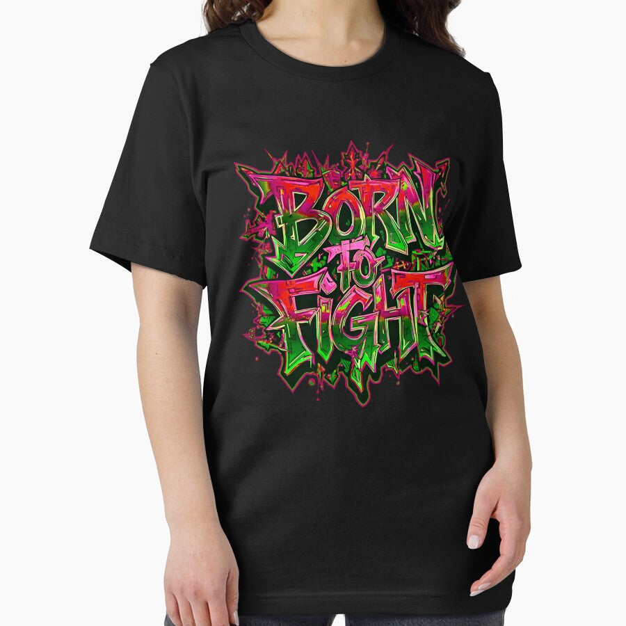 Born to Fight – Urban Streetwear Typography Design by typoinspired