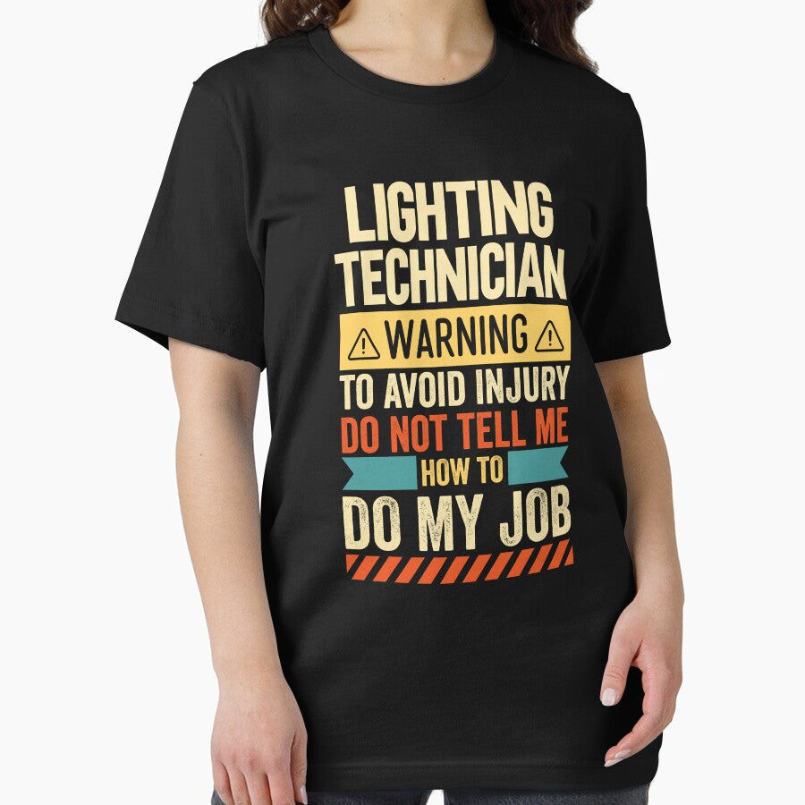 Lighting Technician Warning by wittyshop