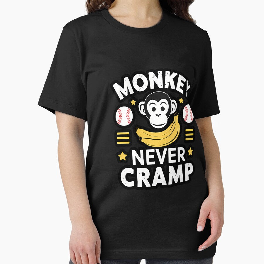 Monkey Never Cramp - Funny Baseball by Vevonina